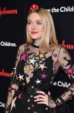 DAKOTA FANNING at 4th Annual Save the Children Illumination Gala in New York 10/25/2016