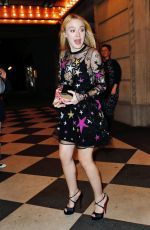 DAKOTA FANNING Leaves Plaza Hotel in New York 10/25/2016