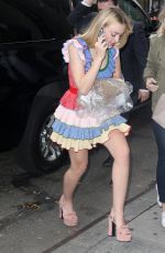 DAKOTA FANNING Out and About in New York 10/20/2016
