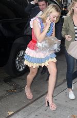 DAKOTA FANNING Out and About in New York 10/20/2016