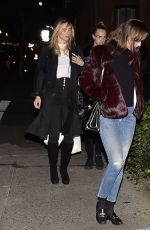DAKOTA JOHNSON, CARA DELEVINGE and TAYLOR SWIFT Night Out in New York 10/11/2016