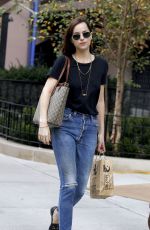 DAKOTA JOHNSON in Jeans Out in New York 10/19/2016
