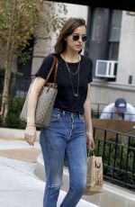DAKOTA JOHNSON in Jeans Out in New York 10/19/2016