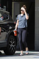 DAKOTA JOHNSON Leaves a Nail Salon in Los Angeles 09/30/2016