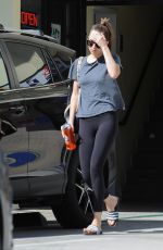 DAKOTA JOHNSON Leaves a Nail Salon in Los Angeles 09/30/2016