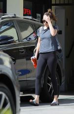 DAKOTA JOHNSON Leaves a Nail Salon in Los Angeles 09/30/2016