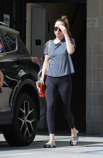 DAKOTA JOHNSON Leaves a Nail Salon in Los Angeles 09/30/2016