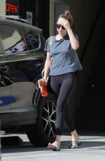 DAKOTA JOHNSON Leaves a Nail Salon in Los Angeles 09/30/2016