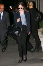 DAKOTA JOHNSON Leaves Her Apartmen in New York 10/19/2016