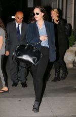 DAKOTA JOHNSON Leaves Her Apartmen in New York 10/19/2016
