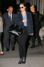 DAKOTA JOHNSON Leaves Her Apartmen in New York 10/19/2016