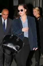 DAKOTA JOHNSON Leaves Her Apartmen in New York 10/19/2016
