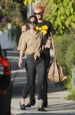 DAKOTA JOHNSON Out and About in Los Angeles 10/05/2016