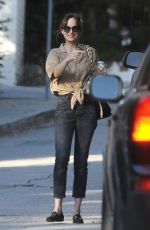 DAKOTA JOHNSON Out and About in Los Angeles 10/05/2016