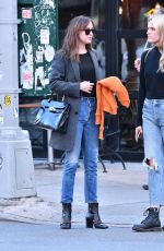 DAKOTA JOHNSON Out and About in New York 10/12/2016