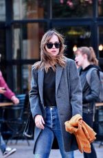DAKOTA JOHNSON Out and About in New York 10/12/2016