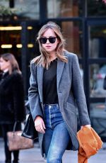 DAKOTA JOHNSON Out and About in New York 10/12/2016