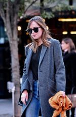 DAKOTA JOHNSON Out and About in New York 10/12/2016