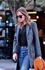 DAKOTA JOHNSON Out and About in New York 10/12/2016