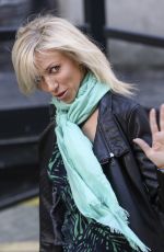 DEBBIE GIBSON at ITV Studios in London 10/04/2016