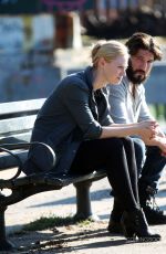 DEBORAH ANN WOLL on the Set of 