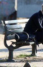 DEBORAH ANN WOLL on the Set of 