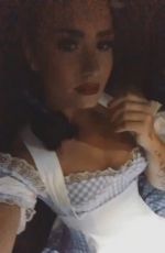 DEMI LOVATO as Dorothy at a Halloween Party 10/29/2016