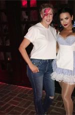 DEMI LOVATO as Dorothy at a Halloween Party 10/29/2016