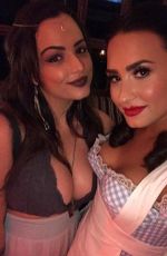 DEMI LOVATO as Dorothy at a Halloween Party 10/29/2016