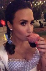 DEMI LOVATO as Dorothy at a Halloween Party 10/29/2016
