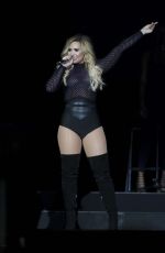 DEMI LOVATO Performs at Palacio De Los Deportes in Mexico City 10/16/2016