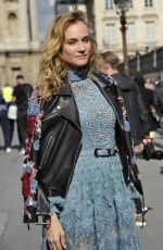 DIANE KRUGER at Elle Saab Fashion Show in Paris 10/01/2016