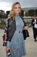 DIANE KRUGER at Elle Saab Fashion Show in Paris 10/01/2016