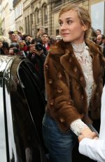 DIANE KRUGER at Valentino Spring/Summer 2017 Fashion Show in Paris 10/02/2016