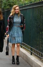 DIANE KRUGER Out in Paris 10/03/2016