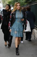 DIANE KRUGER Out in Paris 10/03/2016