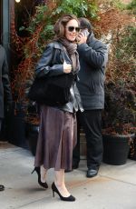 DIANE LANE Out and About in New York 10/25/2016