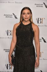 ELIZABETH OLSEN at American Ballet Theater 2016 Fall Gala in New York 10/20/2016