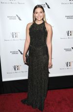 ELIZABETH OLSEN at American Ballet Theater 2016 Fall Gala in New York 10/20/2016