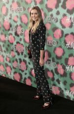 ELIZABETH OLSEN at Kenzo x H&M Launch Party in New York 10/19/2016