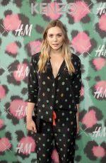 ELIZABETH OLSEN at Kenzo x H&M Launch Party in New York 10/19/2016