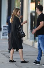 ELIZABETH OLSEN Oout and About in Los Angeles 10/06/2016