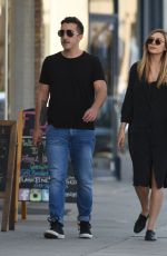 ELIZABETH OLSEN Oout and About in Los Angeles 10/06/2016