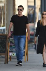 ELIZABETH OLSEN Oout and About in Los Angeles 10/06/2016