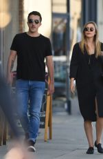 ELIZABETH OLSEN Oout and About in Los Angeles 10/06/2016