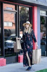 ELIZABETH OLSEN Out Shopping in Los Angeles 10/09/2016