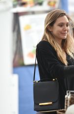 ELIZABETH OLSEN Shopping at Farmer
