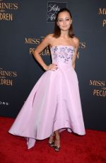 ELLA PURNELL at ‘Miss Peregrine’s Home for Peculiar Children’ Premiere in New York 09/26/2016