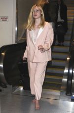 ELLE FANNING at Los Angeles International Airport 10/11/2016