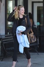 ELLE FANNING Leaves a Gym in Los Angeles 10/05/2016